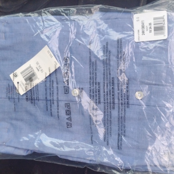 Tommy Hilfiger Men's Blue Shirt 2XL NWT - Picture 2 of 4